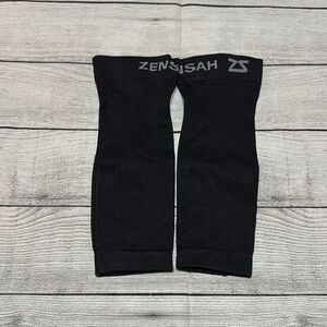 Zensah Black Compression Leg Sleeves